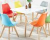 custom grey plastic dining chairs bulk for sale